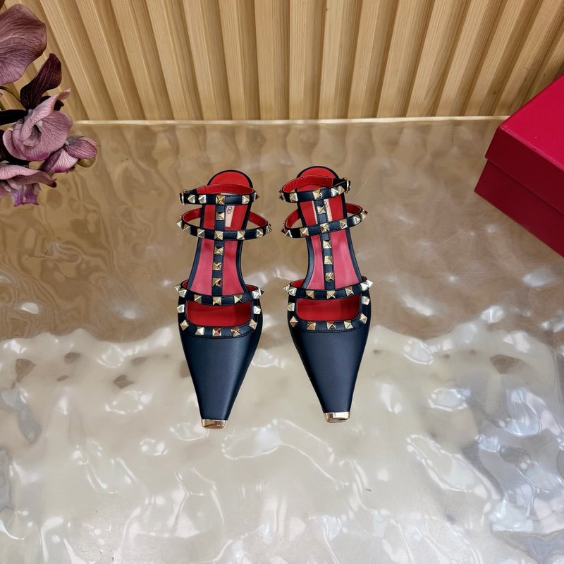 발렌티노 리벳 하이힐 샌들 001-252712