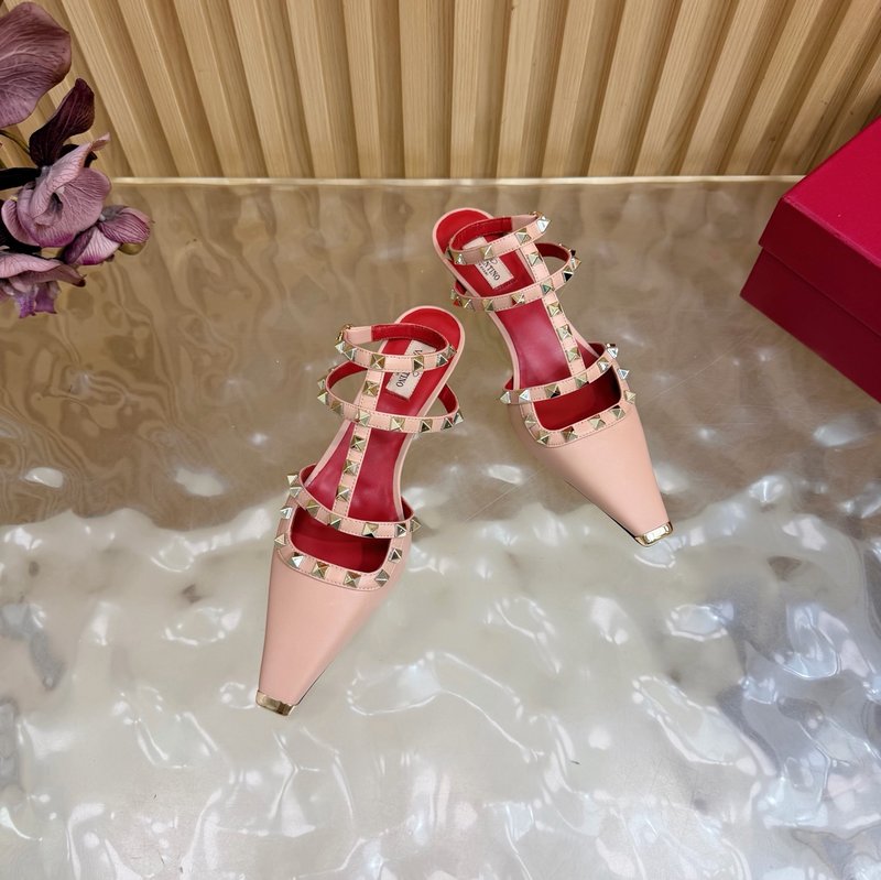 발렌티노 스터드 하이힐 샌들 001-252719