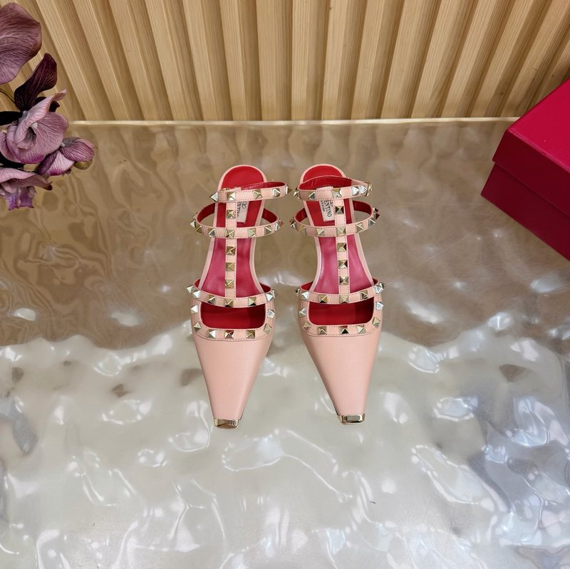 발렌티노 스터드 하이힐 샌들 001-252719