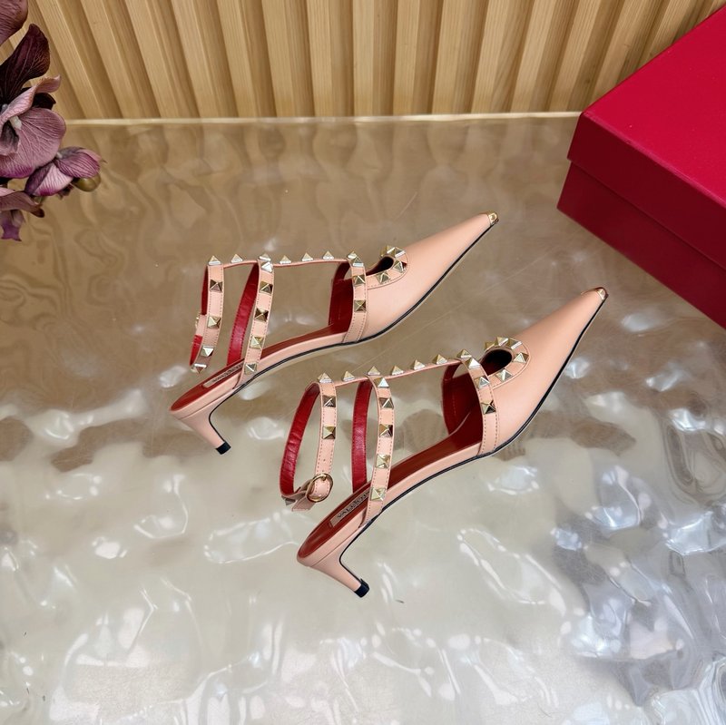 발렌티노 스터드 하이힐 샌들 001-252719