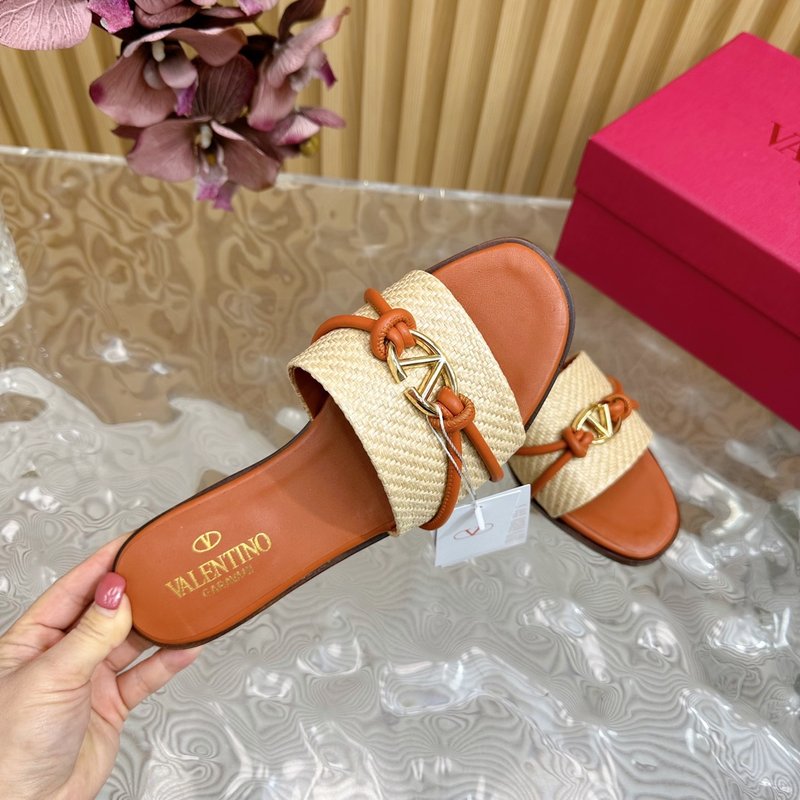 발렌티노 여성용 웨빙 하이힐 슬리퍼 001-252732
