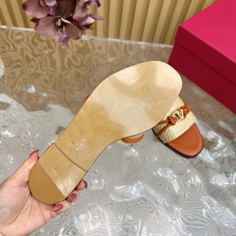 발렌티노 여성용 웨빙 하이힐 슬리퍼 001-252732