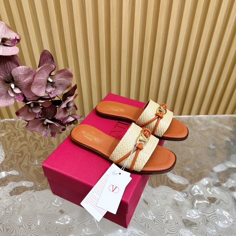발렌티노 여성용 웨빙 하이힐 슬리퍼 001-252732