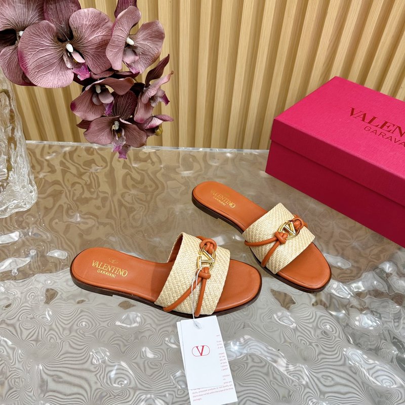 발렌티노 여성용 웨빙 하이힐 슬리퍼 001-252732