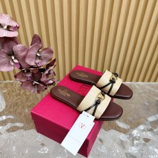 발렌티노 웨빙 플랫 샌들 001-252733