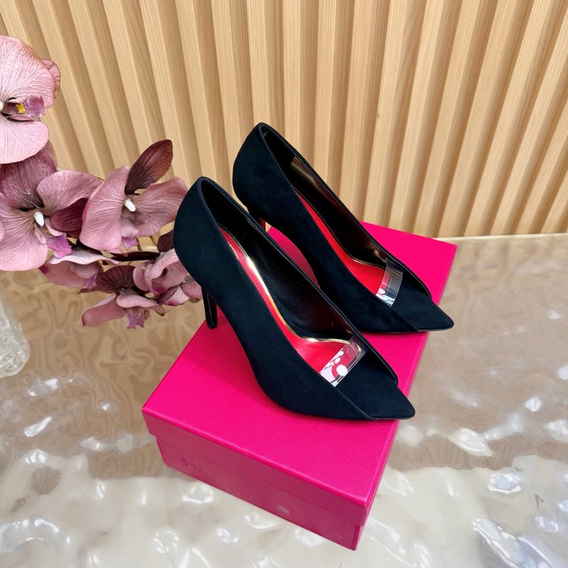 발렌티노 양경 하트 백스트랩 힐 샌들 001-252774