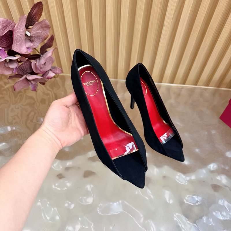 발렌티노 양경 하트 백스트랩 힐 샌들 001-252774