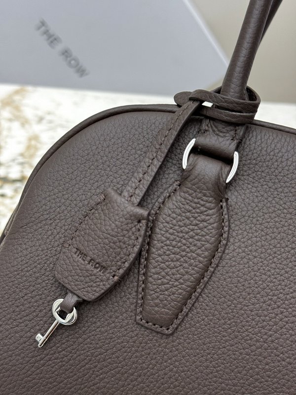 더로우 빈티지 리치 그레인 소가죽 볼링백 001-252871