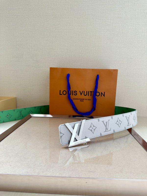 루이비통 모노그램 캔버스 양면 벨트 001-252966