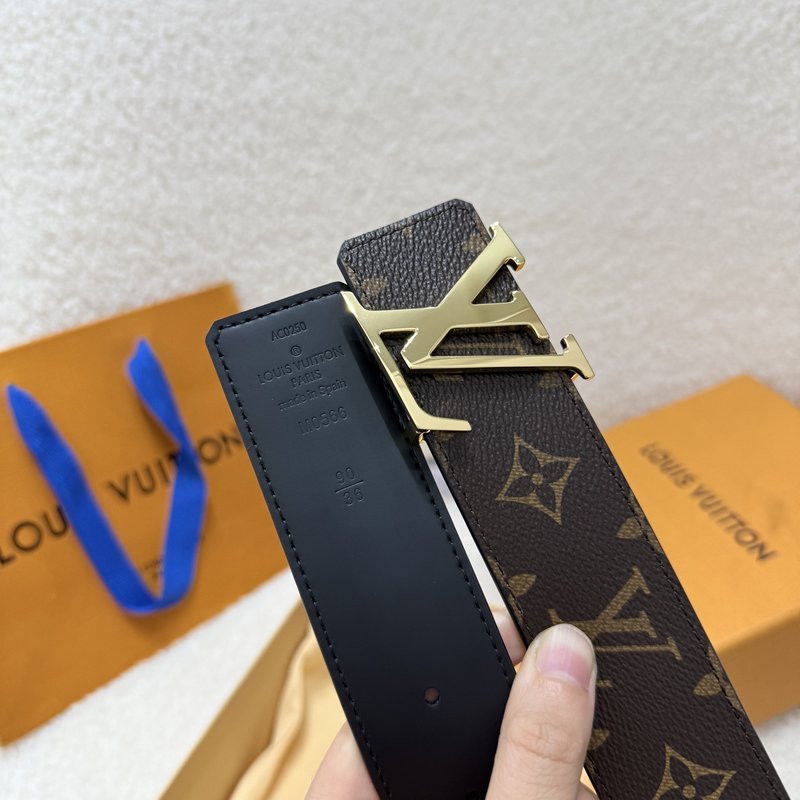 루이비통 클래식 메탈 로고 벨트 001-253047