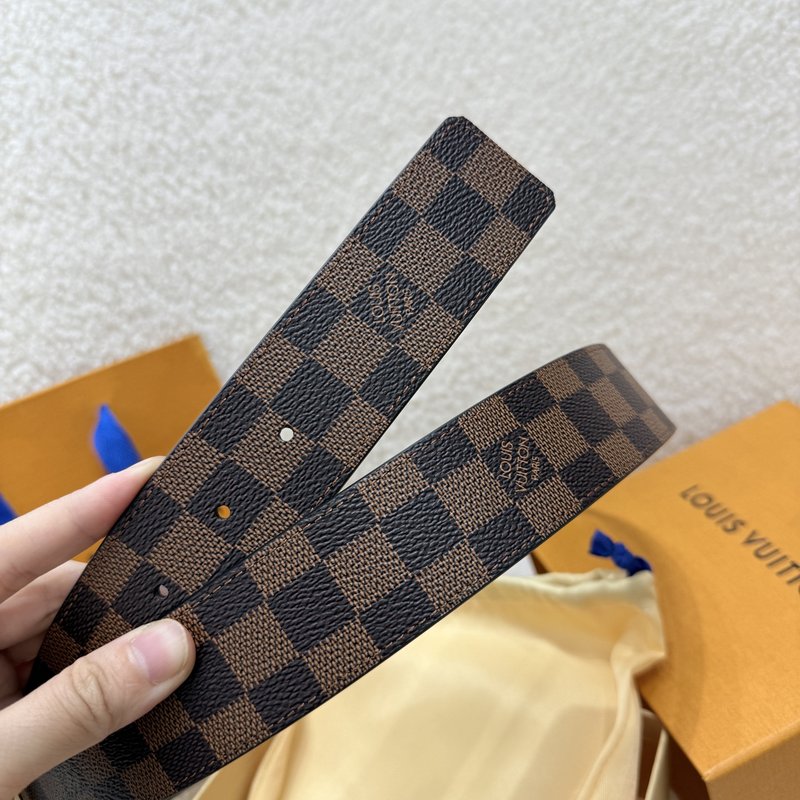 루이비통 클래식 메탈 로고 벨트 001-253049