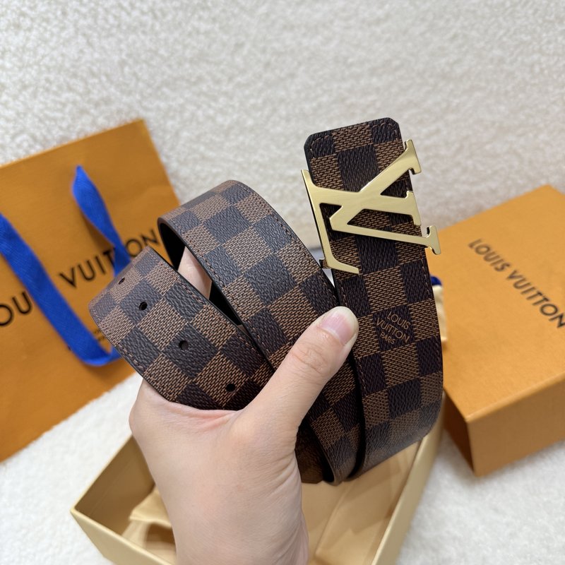 루이비통 클래식 메탈 로고 벨트 001-253049