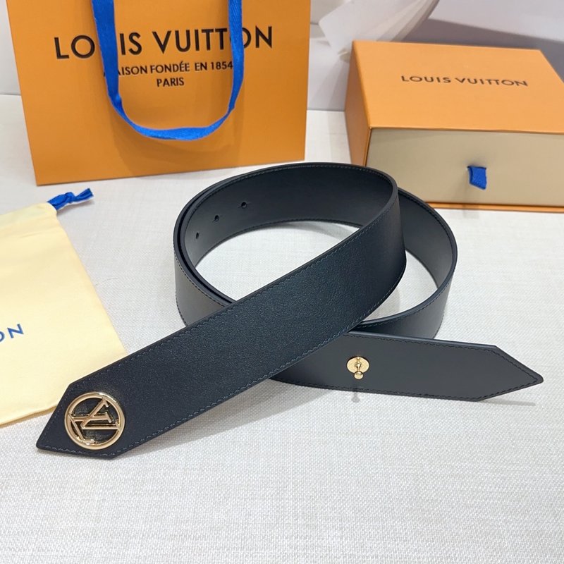 LV 양면 양가죽 벨트 구리 버클 001-253059