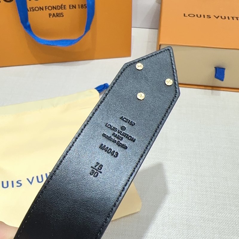 LV 양면 양가죽 벨트 구리 버클 001-253059