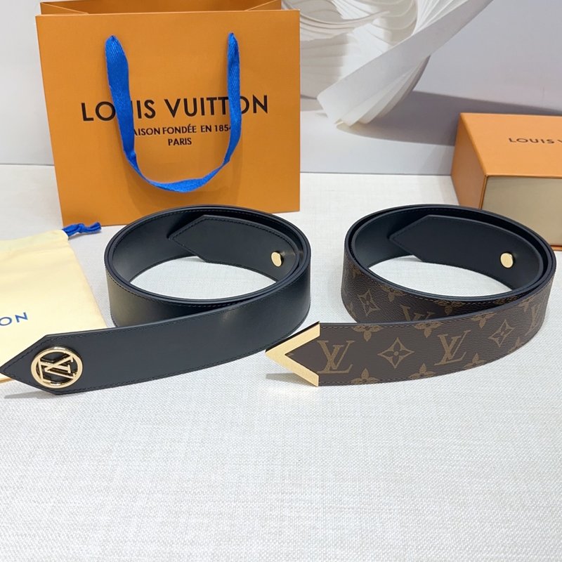 LV 양면 양가죽 벨트 구리 버클 001-253060