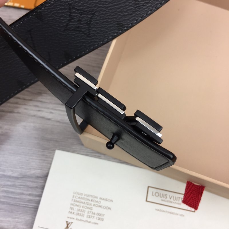 LV 메탈 버클 캔버스 벨트 001-253091