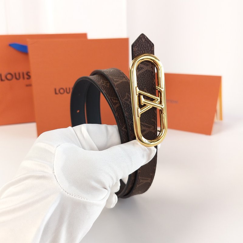 루이비통 마이 LV 체인 양면 벨트 001-253107
