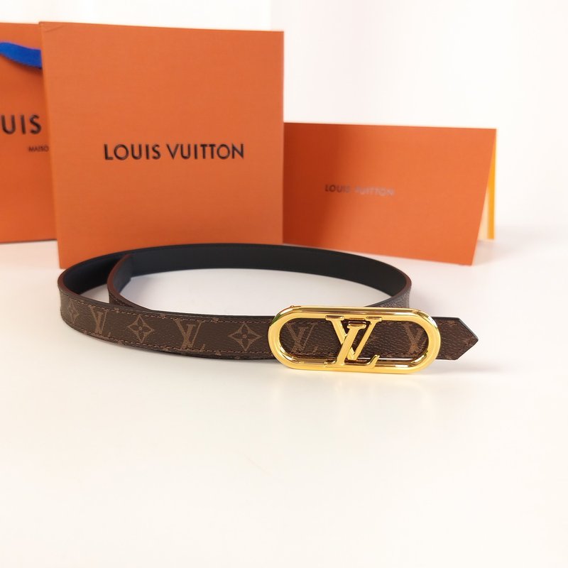 루이비통 마이 LV 체인 양면 벨트 001-253107