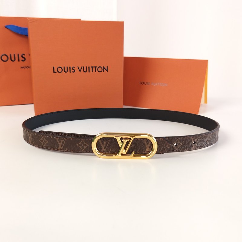 루이비통 마이 LV 체인 양면 벨트 001-253107