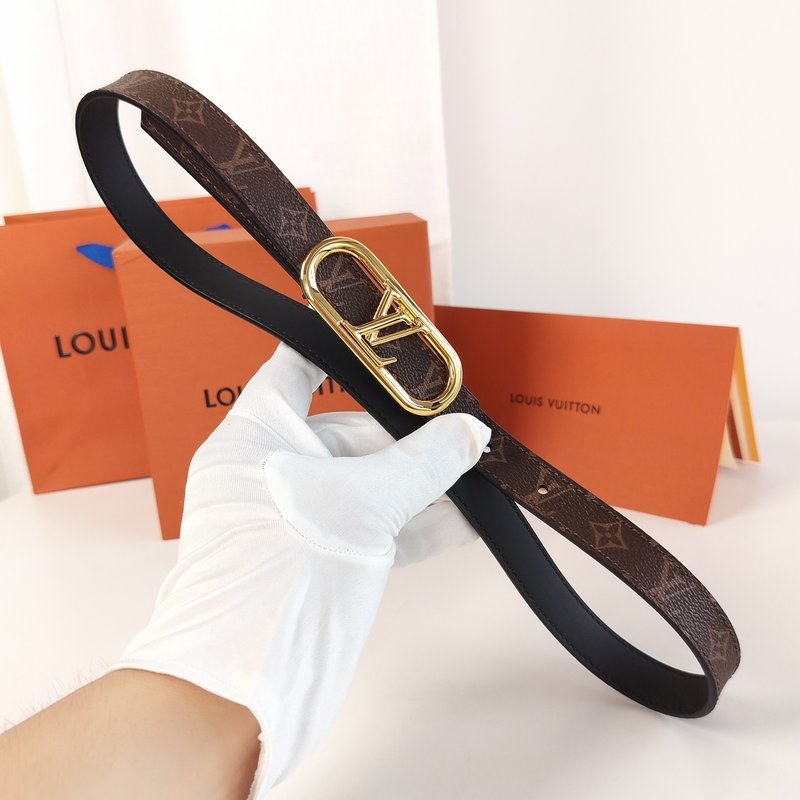 루이비통 마이 LV 체인 양면 벨트 001-253107