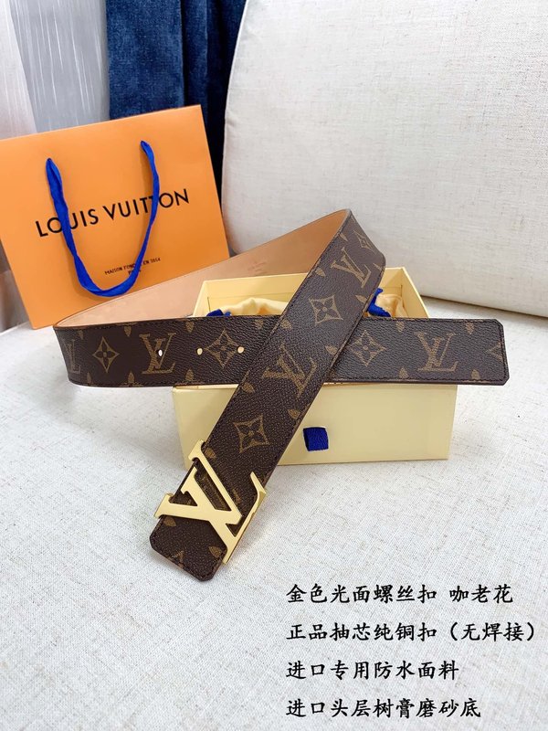 루이비통 클래식 모노그램 벨트 001-253112
