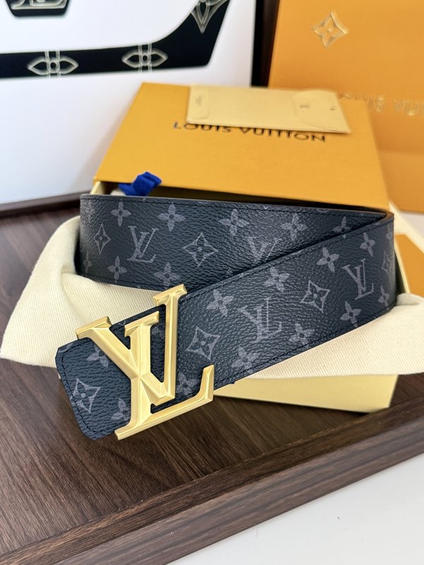 루이비통 블랙그레이 그라데이션 모노그램 벨트 001-253148