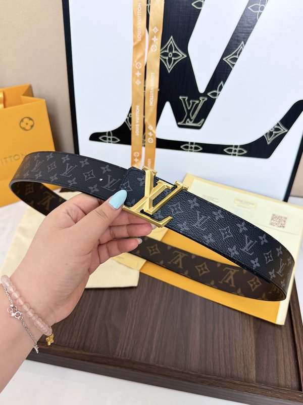 루이비통 블랙그레이 그라데이션 모노그램 벨트 001-253148