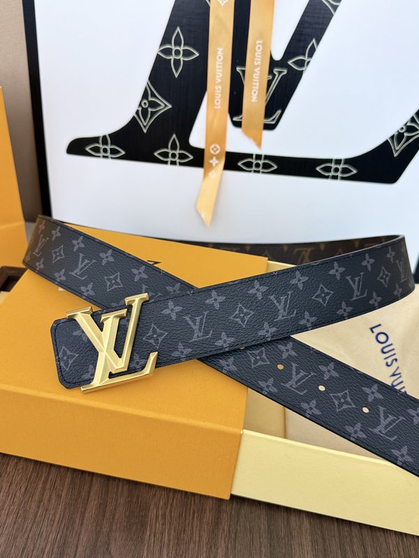 루이비통 블랙그레이 그라데이션 모노그램 벨트 001-253148