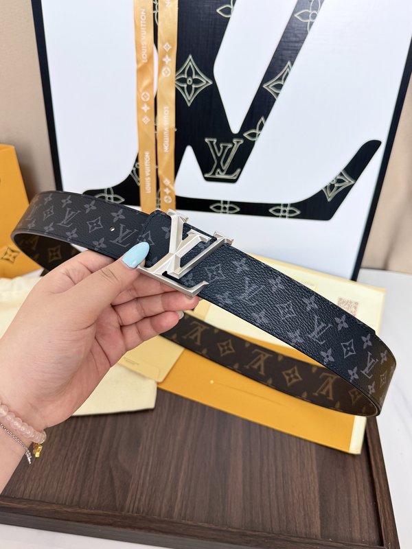 루이비통 블랙그레이 그라데이션 모노그램 벨트 001-253149