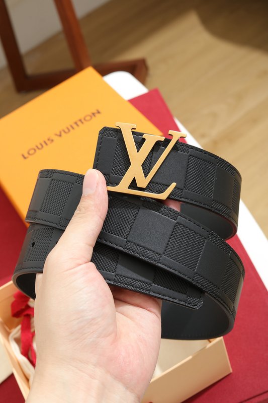 럭셔리 토리용 가죽 시그니처 LV 벨트 001-253161