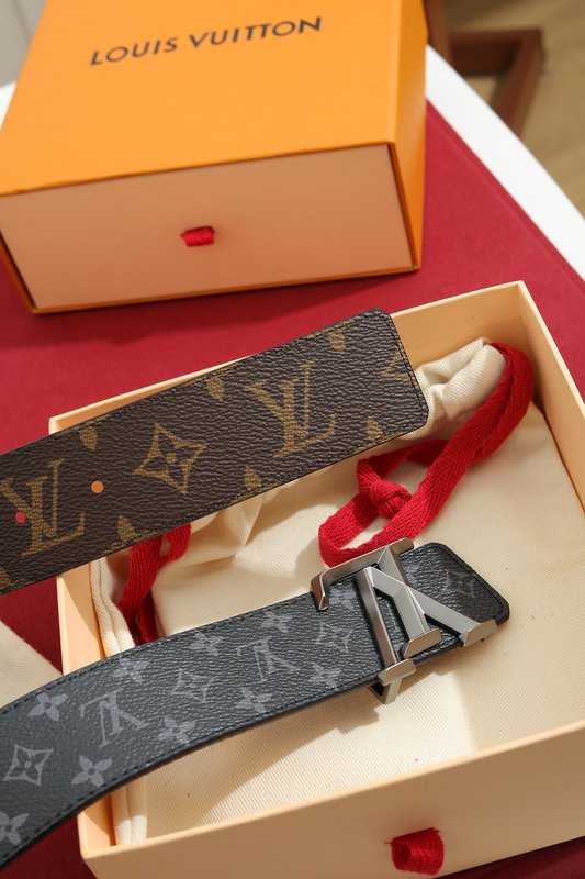 루이비통 남성 모노그램 캔버스 벨트 001-253165