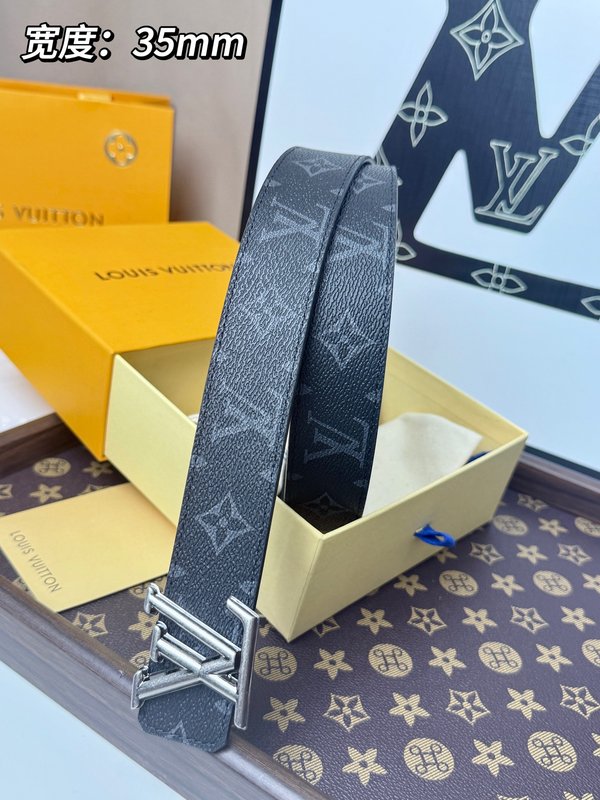 루이비통 모노그램 캔버스 양면 벨트 001-253175