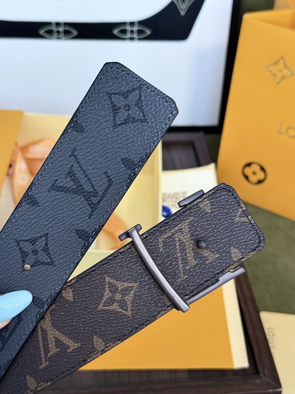 LV 양면 모노그램 가죽 벨트 001-253191