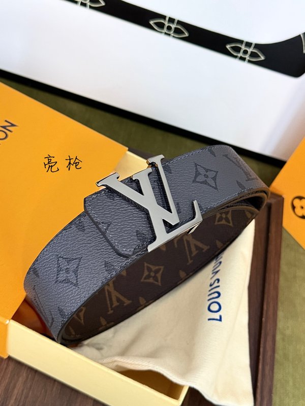 LV 양면 모노그램 실버 버클 벨트 001-253194