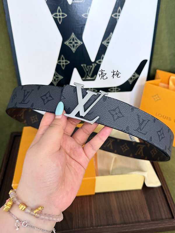 LV 양면 모노그램 실버 버클 벨트 001-253194