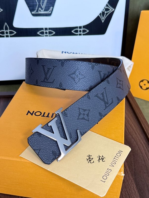 LV 양면 모노그램 실버 버클 벨트 001-253194