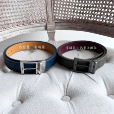 BV 남성 양면 인트레치오 벨트 실버 버클 001-253256