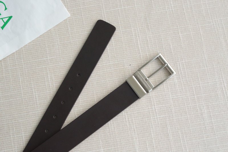 남성용 양면 무광 소가죽 비즈니스 캐주얼 벨트 001-253265