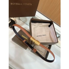 BV 보디가 브라운 골드 버클 랩 스타일 벨트 001-253273