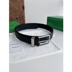 BV 남성 양면 평문 송아지 가죽 벨트 001-253289