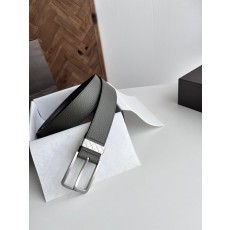 BV 남성 양면 리치 그레인 송아지 가죽 벨트 001-253339