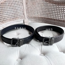 BV 남성 비즈니스 캐주얼 양면 악어 무늬 가죽 벨트 001-253365