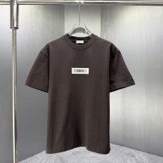 디올 남성 순면 로고 반팔 티셔츠 001-253990