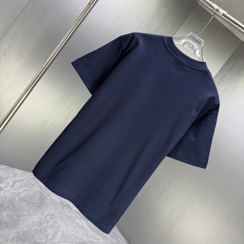 디올 남성 면 로고 반팔 티셔츠 001-253993