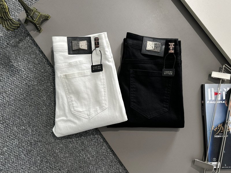 디올 남성 슬림핏 데님 팬츠 일본 수입 면 소재 001-254003