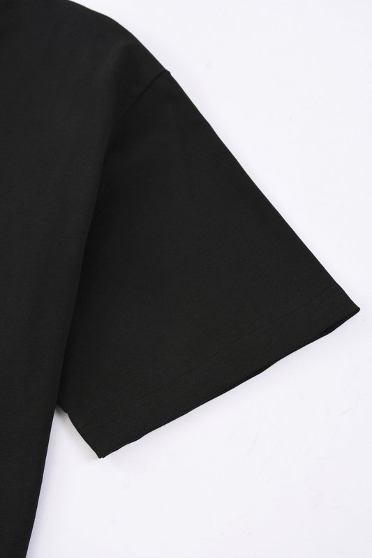 디올 클로버 자수 라운드넥 반팔 티셔츠 001-254030