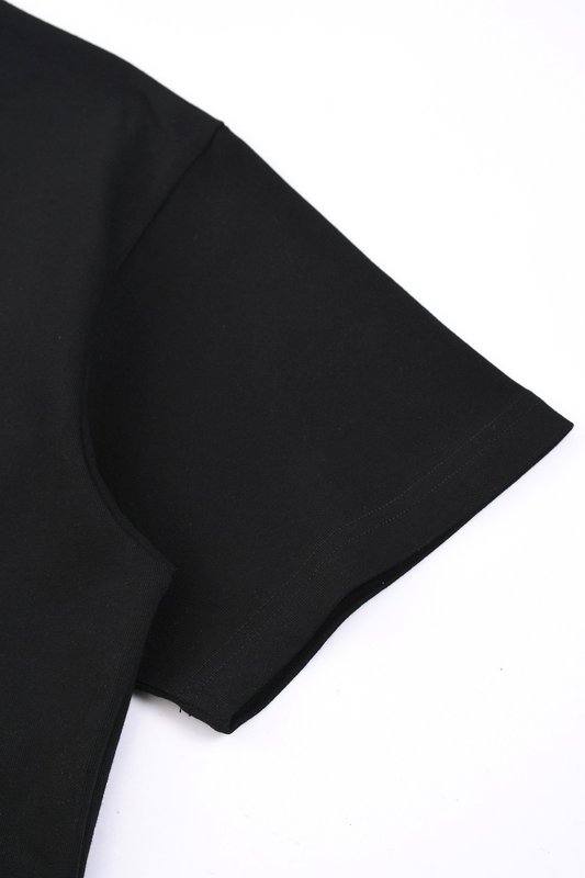 디올 자수 라운드넥 반팔 티셔츠 001-254036