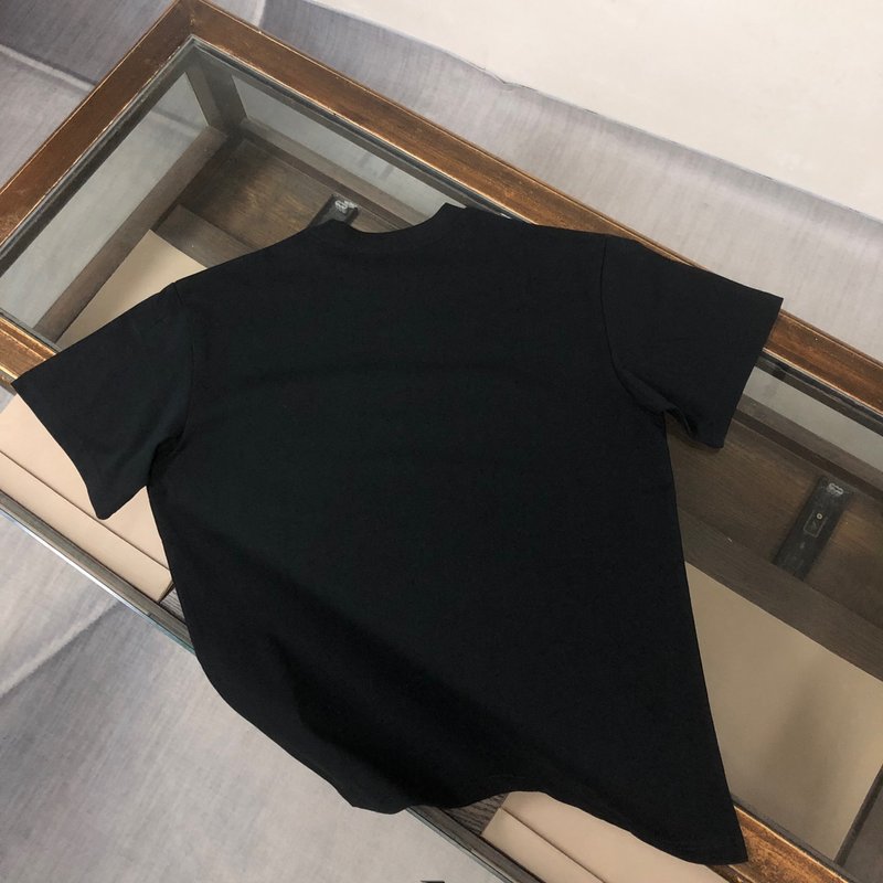 디올 남성용 여름 라운드넥 반팔 티셔츠 001-254053