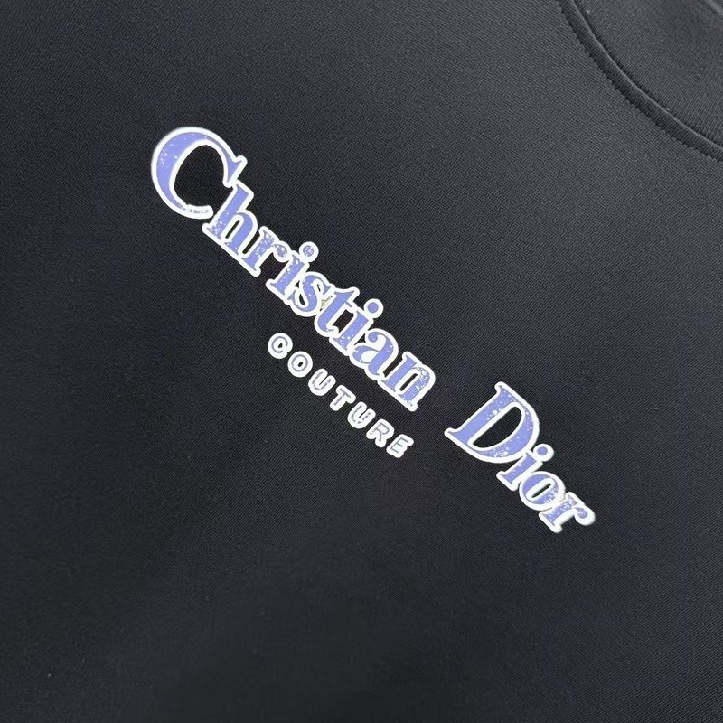 디올 마모 홀 라운드 숏슬리브 티셔츠 001-254071