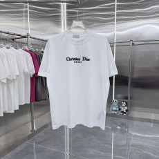 디올 마모 홀 라운드 숏슬리브 티셔츠 001-254072